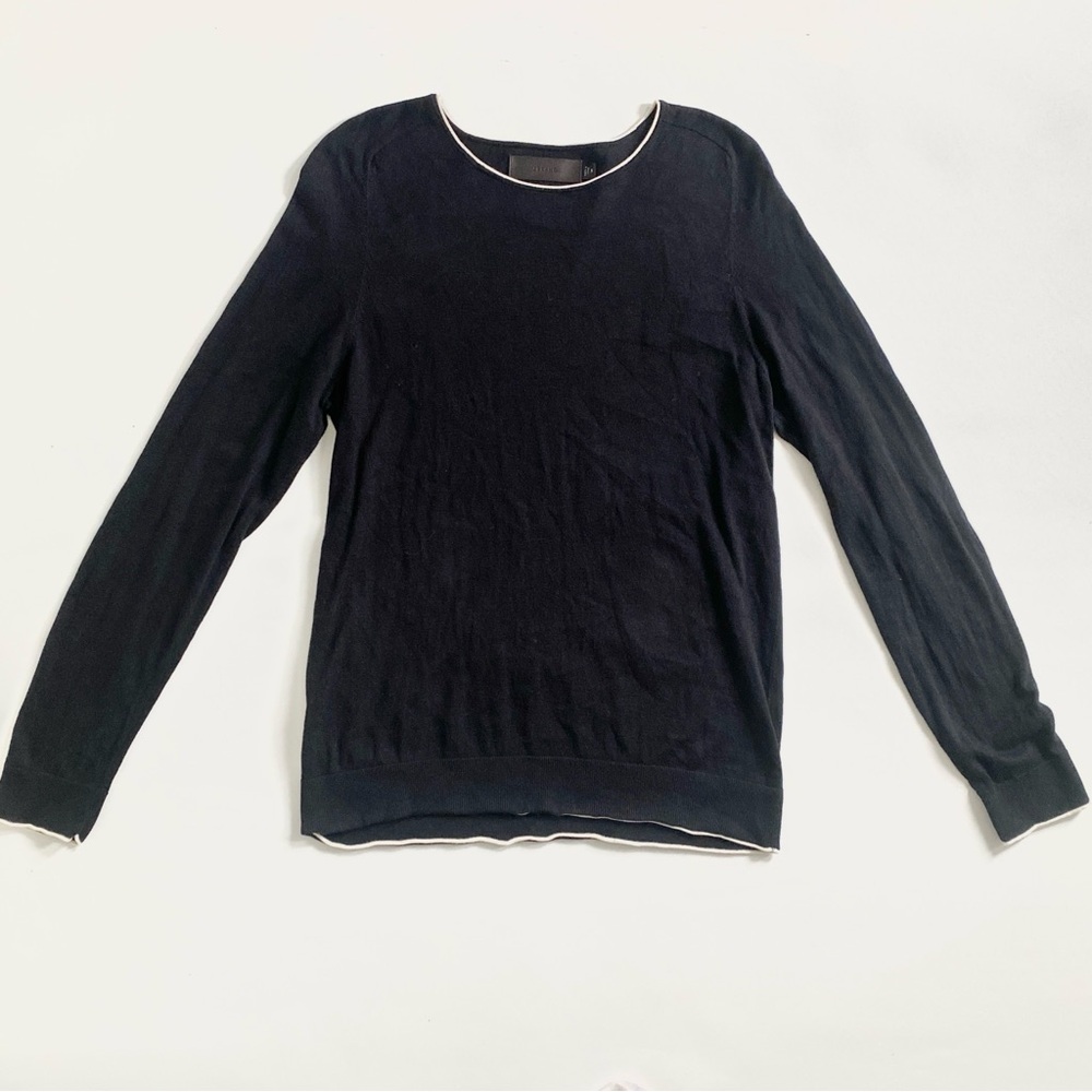 J Brand Men’s Black Cashmere blend sweater